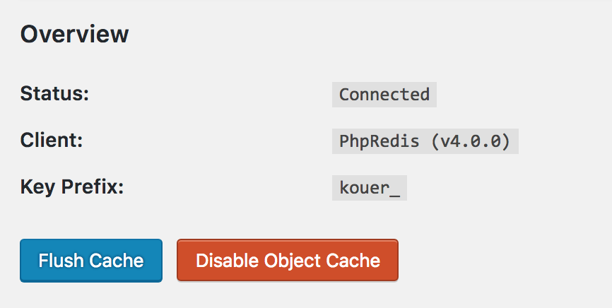 Wordpress开启REDIS动态缓存教程