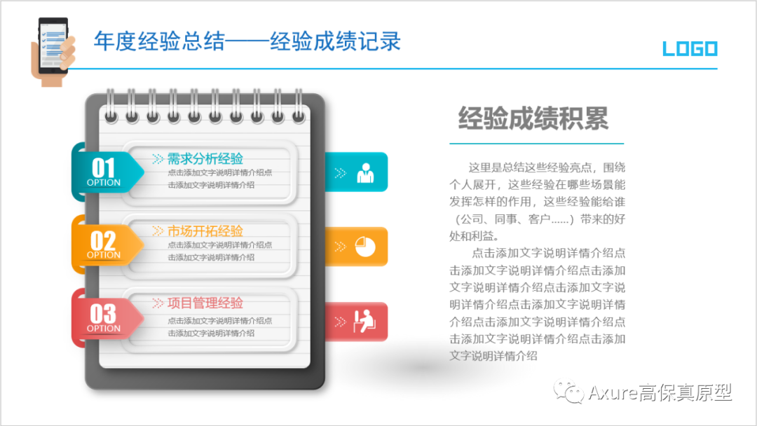 【产品经理必备文档】述职报告/年终总结汇报ppt模板